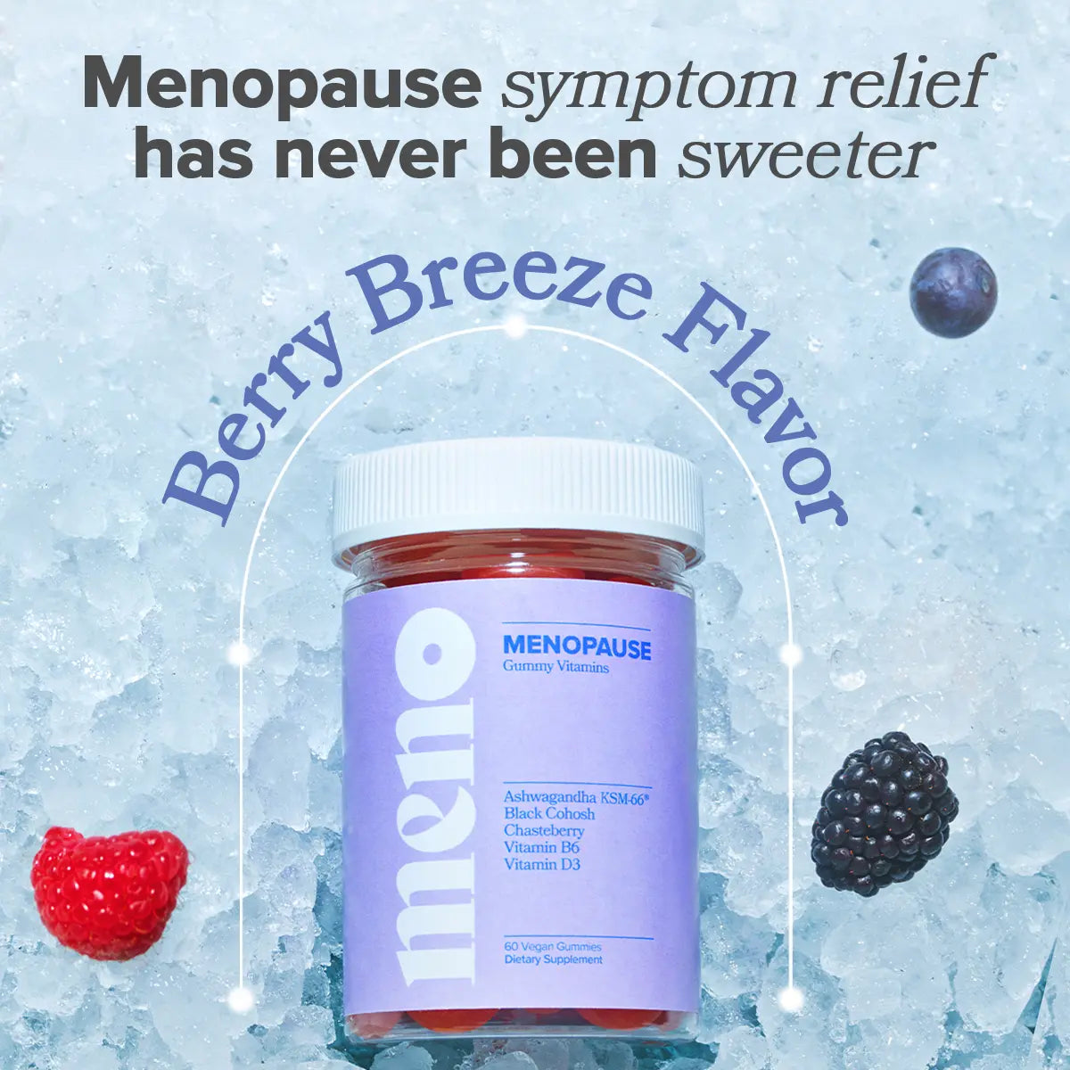 Menopause Supplements with Black Cohosh & Ashwagandha